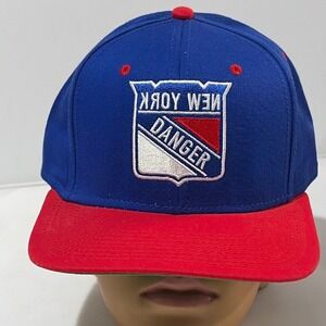 Mighty Healthy New York Danger Snapback Hat Blue Red Green Underbrim Cap OSFM